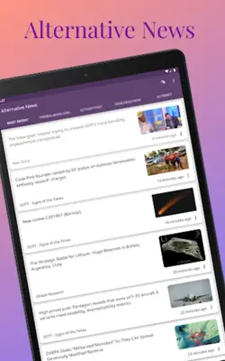 Alternative News - other news android App screenshot 5