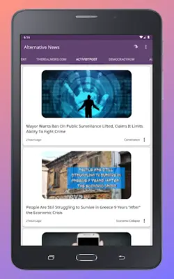 Alternative News - other news android App screenshot 6