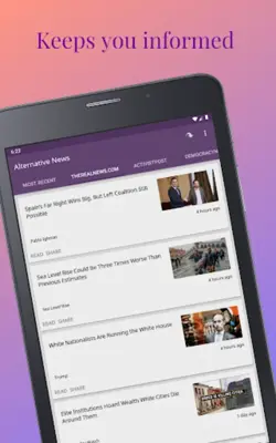 Alternative News - other news android App screenshot 7
