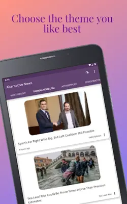 Alternative News - other news android App screenshot 8